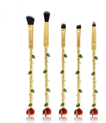 Beauty and the Beast Rose Makeup Brush Set